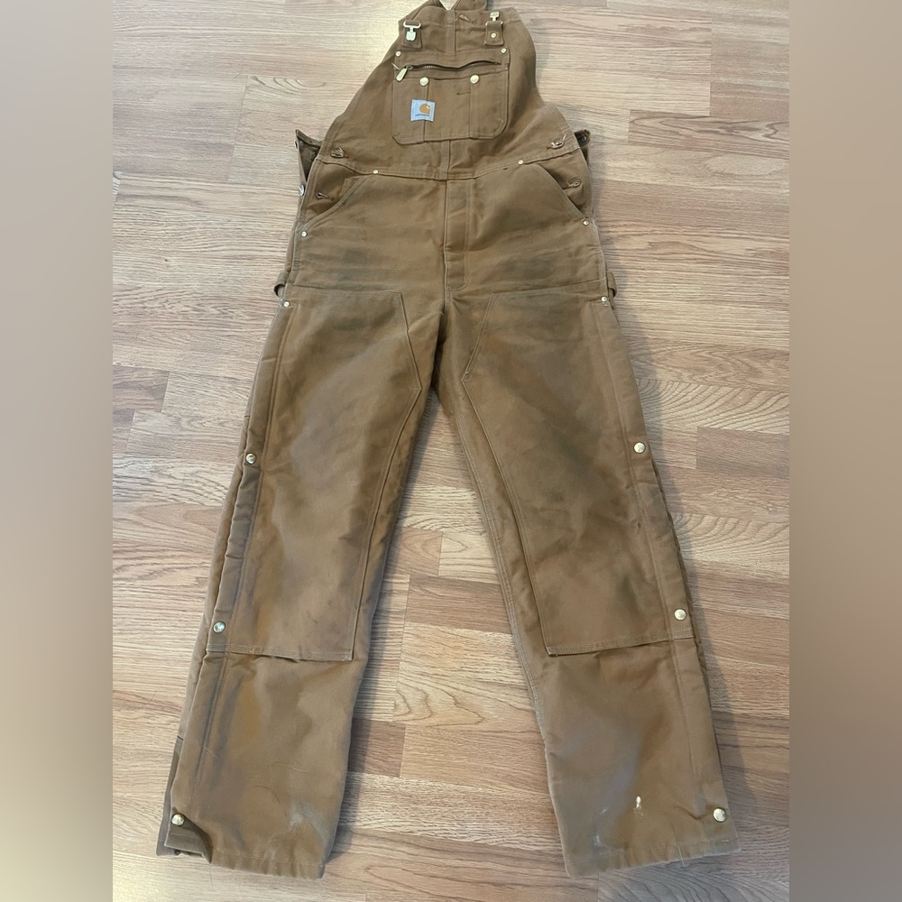 Carhartt insulated bib overalls